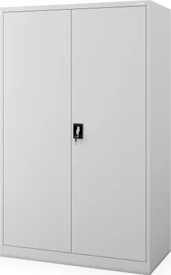 Image de Armoire de bureau métallique JAN II D600 1150 x 1850 x 600 mm gris