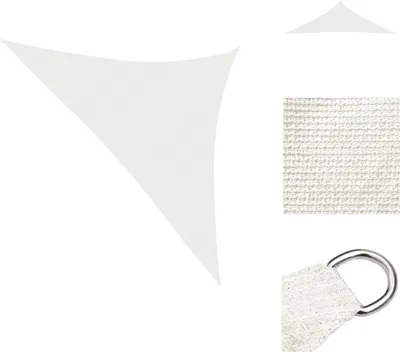 Produktbild von vidaXL Sonnensegel 160 g/m² Weiß 5x5x6 m HDPE -  Sonnenschirme & Sonnenschutze