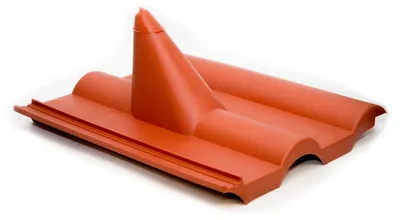 Produktbild von PremiumX Frankfurter Dachpfanne Rot Dachabdeckung Dachziegel Kunststoff PVC