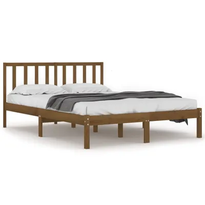 Immagine prodotto di vidaXL Letto in legno massiccio pino marrone miele 200x200 cm