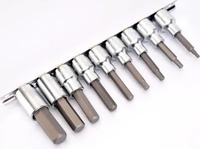 Produktbild von TOPTUL Steckschlüsselsatz GAAG0902 4mm 5mm 6mm 7mm 8mm 10mm 12mm 14mm Chrom-Vanadium-Stahl 1.1kg
