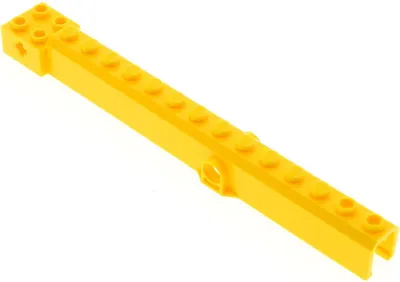 Produktbild von 1x Lego Kran Arm 16L gelb Ausleger Pin Loch Container 9391 8292 6249954 57779