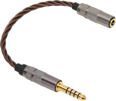 Obrázek produktu pro Kabel pro sluchátka (vyvážený 4,4 mm konektor do 3,5 mm stereofonní zásuvky), pozlacený, přenosný kabel adaptéru pro sluchátka pro milovníky hudby