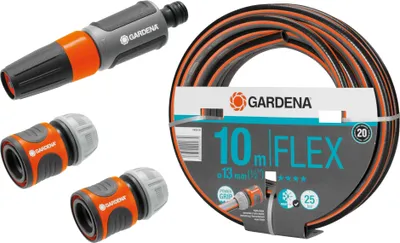 Obrázok produktu pre GARDENA sada záhradnej hadice, 10 m, 2x prípojka, záhradný postrekovač