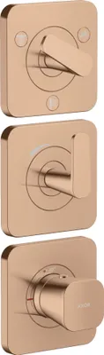 Immagine prodotto di hansgrohe AXOR Citterio C Module thermostatique 380/120 encastré avec rosaces pour 3 consommateurs, 49710300, 49710300