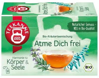 Immagine prodotto di TEEKANNE 7990 TEEKANNE Atme Dich freiTee 18 Portionen