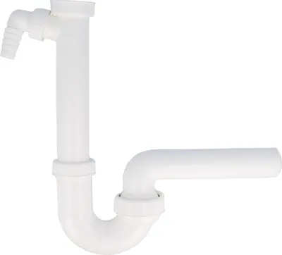 Produktbild von Dallmer Röhren-Siphon 100/1 m 1 Waschgeräte-Anschluss 11/2 xDN 40