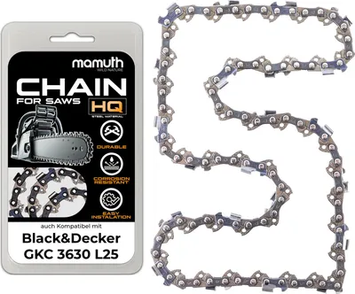 Produktbild von Sägekette 30cm 1.1mm 3/8"" 45 TG für Black&Decker GKC 3630 L25