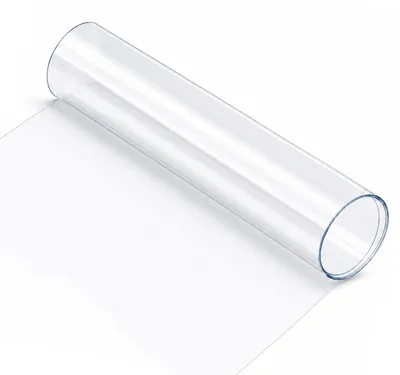 PVC-Folie transparent 40x120 cm 0,5 mm wasserdicht zuschneidbar