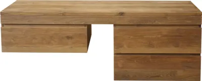 Produktbild von Teako Design Waschtisch Mark hängend Teak Massivholz 150x50x51 cm