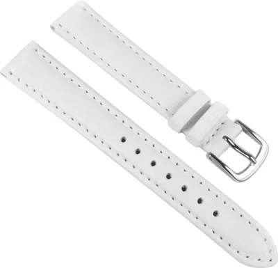Produktbild von Eulit Taurus Ersatzband Uhrenarmband Leder weiss 20mm