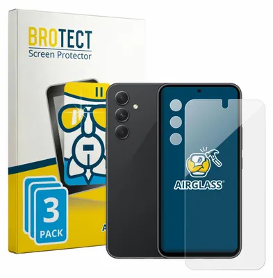 Produktbild von 3x BROTECT Schutzglas für Samsung Galaxy A54 5G (Display+Kamera) Schutzfolie Panzer Folie Glas Display Schutz klar