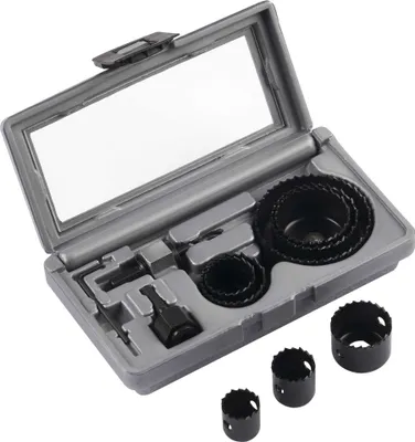 Produktbild von Lochsägen-Set, 11-teilig, Durchmesser: 22 - 68 mm