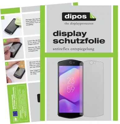 Produktbild von 2x Schutzfolie für Meitu T9 matt Displayschutzfolie Folie Display Schutz dipos