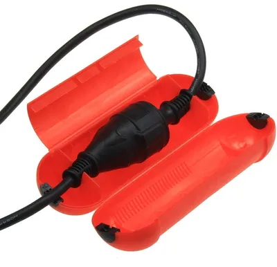Produktbild von Sicherheits-Schutzbox für Kabel, IP44 205 x Ø 68mm, rot