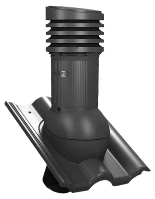 Produktbild von Dunstrohr TILE EVO DN 125 mit KONDENSAT ABFÜHRUNG Braas Frankfurter Dachziegel
