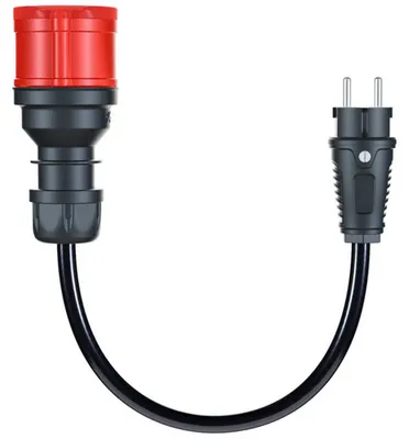 Zdjęcie produktu dla go-e CH-04-30, 0,3 m, Wewnętrzna, IP55, Czarny, Czerwony, 1 x gniazdo sieciowe, 230 V