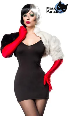 Immagine prodotto di Maschera Paradise Cruel Lady, nero/bianco, taglia L (D36)