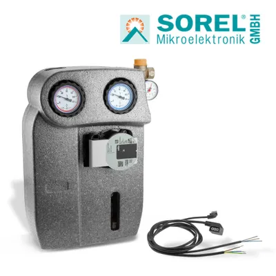 Produktbild von Sorel | Solar Pumpengruppe inkl. Pumpe mit Entlüfterrohr | S2-Solar-3 HE