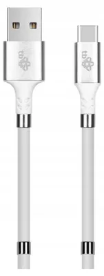 Produktbild von TB USB-C Kabel 0,9m Weiß Magnetisch Ladekabel