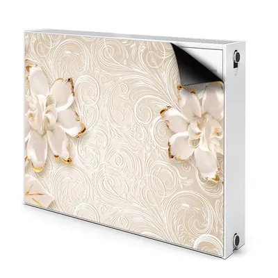 Produktbild von Magnet Heizkörper-Abdeckung Verkleidung Abdeckung Heizkörperabdeckung 110x60 cm  - Blumen, Grafiken