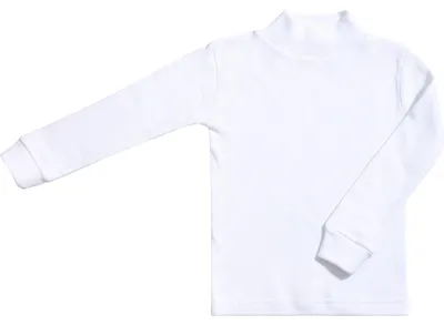 Image de BABIDU, maillot de corps unie pour enfants 7000, blanc, 2 ans (taille européenne)