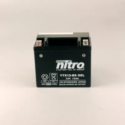 Image de NITRO NTX12 SLA (WC) Batteries Gel 12V/10Ah [150x87x130] CCA=180A