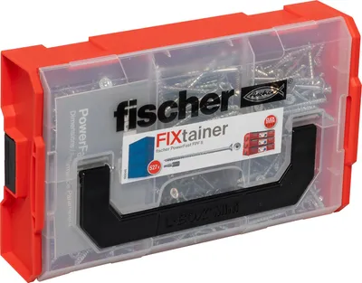 Produktbild von FixTainer PowerFast II Senkkopf TG TX (527 Teile, Teilgewinde, verzinkt)