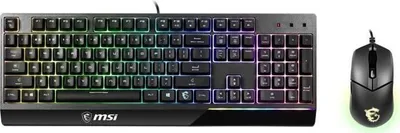 Image de MSI Vigor GK30 FR Combo Pack Clavier VIGOR GK30 AZERTY et Souris Clutch GM11 (55,69)