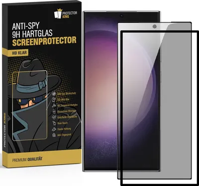 Produktbild von 2x Blickschutz 9H Panzerglas für Samsung Galaxy S24 Ultra Anti-Spy Montagehilfe Displayschutz Schutzglas Schutzfolie Tempered Glass Screen-Protector