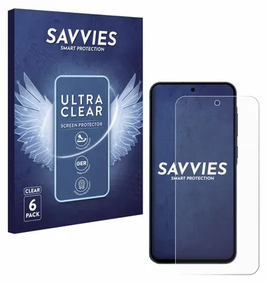 A product box and a screen protector on a phone.