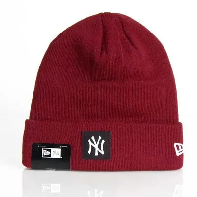 Immagine prodotto di Berretto invernale da uomo NEW ERA MLB Team Cuff Beanie NY Yankees Maroon - UNI