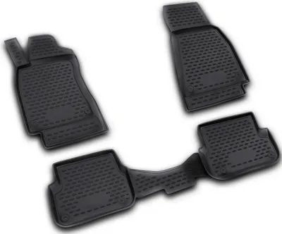 Produktbild von AD Tuning Gummi Fußmatten Set für Audi A6 4F, Bj. 2/2004-2/2005 + 3/2006-2011
