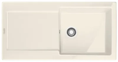 Produktbild von Franke Maris MRK 611-100, Aufsatzwanne, Rechteckig, Keramik, Beige, 1 Becken, Rechteckig