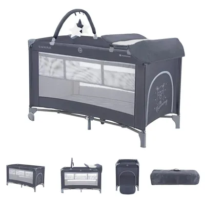 Produktbild von Kikkaboo So Gifted Plus Reisebett Mit 2 Ebenen    One Size