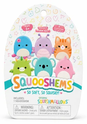 Produktbild von SQUISHMALLOWS Squooshems Mystery Antistress Figur - Core Squad