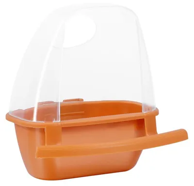 Productafbeelding van Vogelkooi Voederbak Duurzaam - Voederbak voor Parkieten/Kanaries - Voedselhouder - Vogelkooi Accessoire - Veilig Plastic - Eenvoudig te Installeren