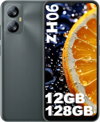 Zdjęcie produktu dla Blackview A52 Pro (12GB +128 GB) smartfon bez umowy, 6,52" HD+ wyświetlacz, Android Dual SIM 4G telefon komórkowy 5180mAh 13MP Aparat, Czarny