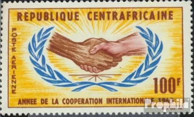 Produktbild von Briefmarken Zentralafrikanische Republik 1965 Mi 71 (kompl.Ausg.) postfrisch Jahr der Zusammenarbeit