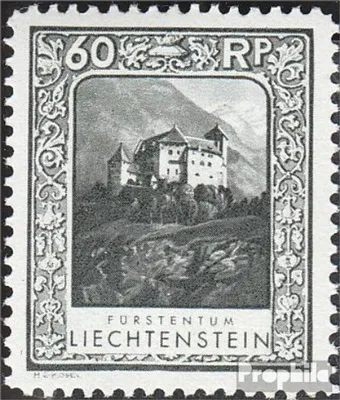 Produktbild von Briefmarken Liechtenstein 1930 Mi 103B postfrisch Landschaften
