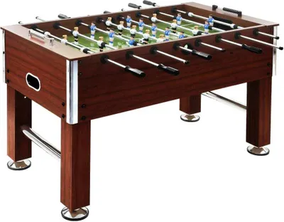 Produktbild von vidaXL Kickertisch Stahl 60 kg 140 x 74,5 x 87,5 cm Braun