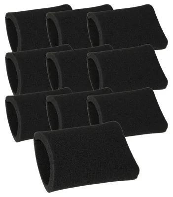 Produktbild von vhbw 10x Staubsaugerfilter kompatibel mit Kärcher WD 3.xxx, WD 3.370 Staubsauger - Schaumstofffilter Schwarz