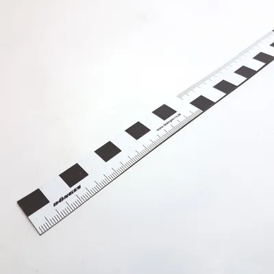 Produktbild von Dönges Lineal mit mm-Skala, magnetisch, 600 x 19 mm (Magnetlineal)
