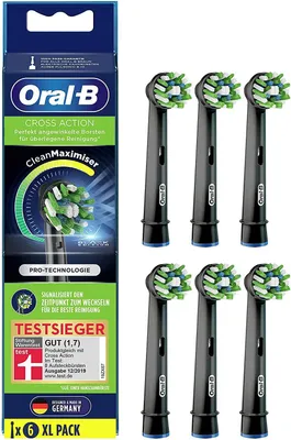 Produktbild von Oral-B Aufsteckbürsten CrossAction CleanMaximizer 6er 410652