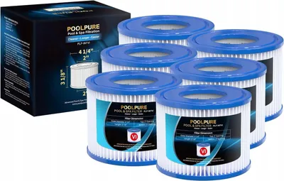 Zdjęcie produktu dla Filtr Do Basenu Zaminnik Filtra Spa Bestway Do Typu Vi 6 Sztuk Zamiennik