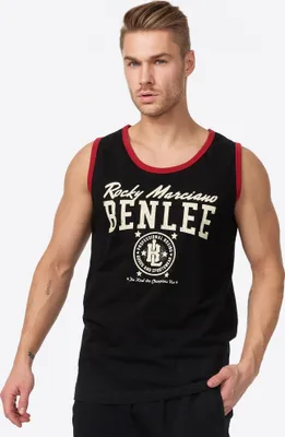 Zdjęcie produktu dla Męski singlet slim fit PITTSFIELD Black M BENLEE