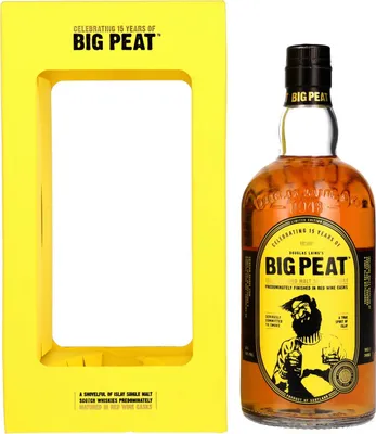 Image de Douglas Laing BIG PEAT Islay Blended Malt Scotch 15th Anniversary Edition 50% Vol. 0,7l en boîte cadeau