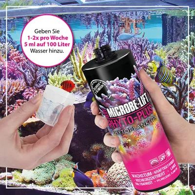 Image de Microbe-Lift Phyto-Plus - Nourriture végétale pour plancton corallien 236 ml