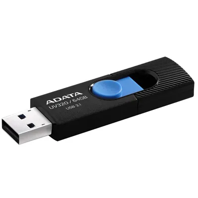 Immagine prodotto di ADATA UV320 USB flash drive 64 GB USB Type-A 3.2 Gen 1 (3.1 Gen 1) Black. Blue