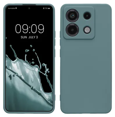 Produktbild von kwmobile Handyhülle für Xiaomi Redmi Note 13 Pro 5G / Poco X6 5G Hülle - weiches Handy Silikon Case - Schutzhülle Cover - Arctic Night